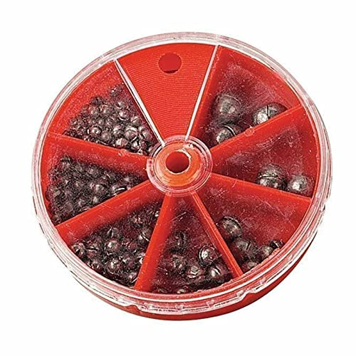 Fladen Splitshot Klemmschrot Set bleifrei 4-12mm 7 Gewichte – Alternative zu Klemmblei