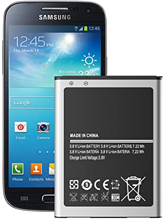 Akku für Samsung Galaxy S4 mini, 1900mAh Ersatz Akku Kompatibel mit Samsung S4 Mini LTE GT-i9190 GT-i9195, [Nicht für S4]