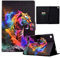 LSPCASA Tab A7 Case For Samsung Galaxy Tab A7 10.4 Inch 2020 SM-T500/T505 PU Leather Stand Folio Cover Auto Wake/Sleep Samsung Galaxy A7 Tablet Case Color Tiger