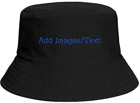 personalisierter Fischerhut Add Images Text Fischerhut für Männer Frauen Geburtstagsgeschenke
