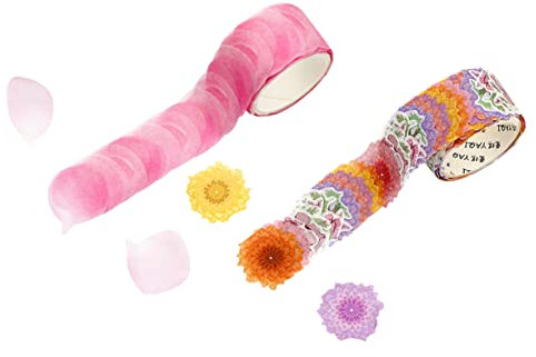 COHEALI 400stücke Blumenblüten Washi Tape Abreißband Für Scrapbooking Und Dekoration Kräutermuster Kreatives Nahtloses Klebeband Für Tagebücher Und