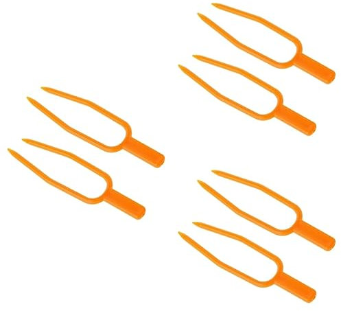 Happyyami 150 Piezas Clips De Fijación De Estolones Pinzas para Plantas Trepadoras Retenedores Clips De Enrejado Clips para Sostener Los Tallos Tenedores De Sandía Broche De Flores Fresa