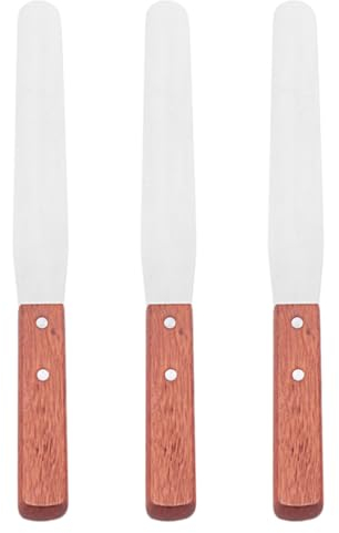 3 Pièces Cire Spatules Grattoir d'Épilation en Métal Spatules Antiadhésives Cire Spatule en Applicateur d'Épilation Spatule Applicateur Grattoir en Acier Inoxydable