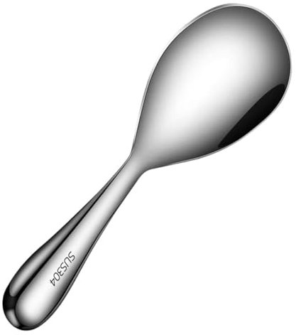 Cabilock Juego De Cubiertos Con Cuchara De Arroz De Acero Inoxidable Esencial Para La Hora De La Comida Para La Inauguración De La Casa