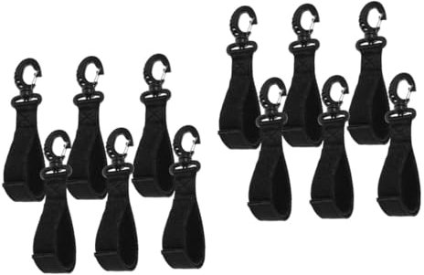 Toddmomy 12pcs Heavy Duty Yacht Hook Line Dock Safety Hook for Boat Accessories Mooring Rope Outdoor Boat Supply Random Style