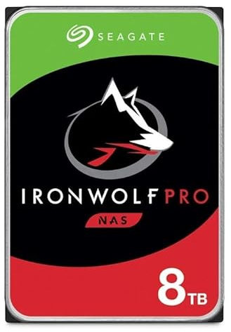 Disco Duro NAS 8TB 3.5 SATA, optimizado para Almacenamiento en Red, Ideal para Almacenamiento y copias de Seguridad en entornos Profesionales.
