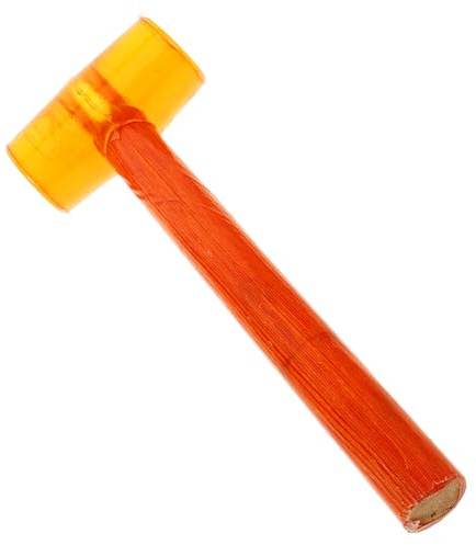 BESPORTBLE Tile Laying Glue Hammer Soft Mallet Hammer Grip Lightweight Wood Handle Tool