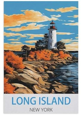 Long Island New York，3D Puzzle 1000 Stück, Holz Montiert DIY Puzzle Montage Spielzeug Für Kinder, Holz Puzzle Holz Geschenk（75x50cm）-FR15