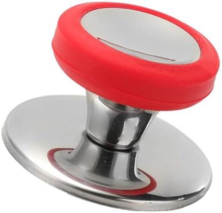 UKCOCO Poignée de Couvercle Pot Silicone Anti-brûlure Bouton de Remplacement pour Couvercle Casserole Résistance Thermique Élevée Accessoire Pratique pour Cuisine Quotidienne Compatible