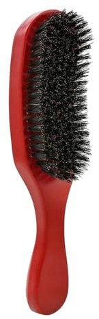 Bartkamm für Herren, natürliche Buchenholzborsten, antistatisch, reisefreundlich, Haarstyling, essentiell, hypoallergen, Herren-Bartkamm