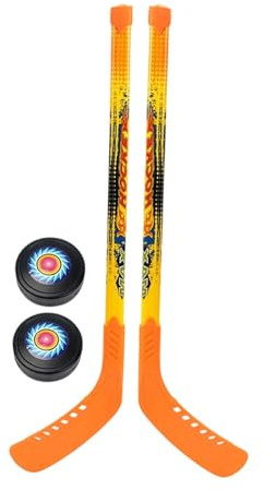 ZYIHNIRB Mini Juego de Palos Y Pelotas de Hockey, Equipo de Entrenamiento para Interiores Y Exteriores, Cómodo, Juguetes para Jóvenes, Regalo para Niños Y Niña
