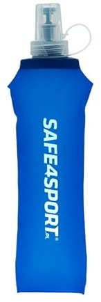 Safe4sport Soft Flask 500 ml bleu - Bouteille d'eau pliable - Bouteille d'eau souple en TPU - Gourde de sport souple