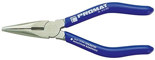 Promat Radiozange DIN ISO 5745 Gesamt-L. 160mm Kopf poliert mit Schneide mit Kund -Überzug