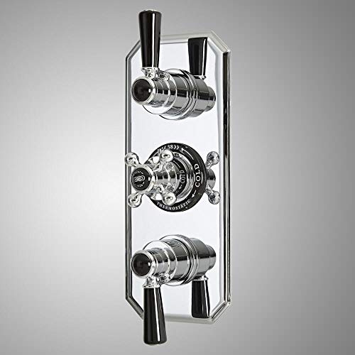 MILANO 3 Outlet Concealed Diverter Thermostatic Mixer Shower Valve Chrome