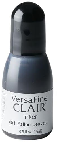 Tsukineko VersaFine Clair Refill Nachfülltinte - 15 ml - Rot, Fallen Leaves - Zubehör Reinker für VersaFine Clair Stempelkissen
