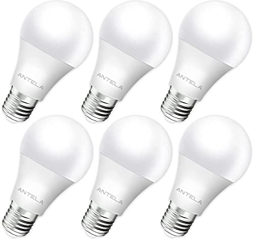 ANTELA E27 LED Lampe Glühbirne 8,5W 806LM 4000K Neutralweiß | ersetzt 60W Glühlampe, Energiesparlampe, nicht Dimmbar, ErP, 6er-Pack