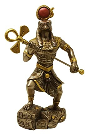 MystiCalls by Mayer Chess Dekofigur bronziert - Modell Horus 28.5 cm - Bronzefigur Figur Deko Wohndeko
