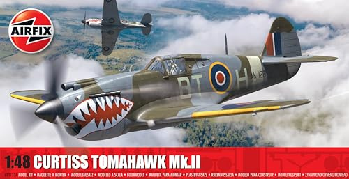 Airfix Kit clásico de avión Militar A05133A Curtiss Tomahawk MkII