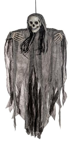 Horror-Shop Devastated Grim Reaper Hanging Figure 91cm