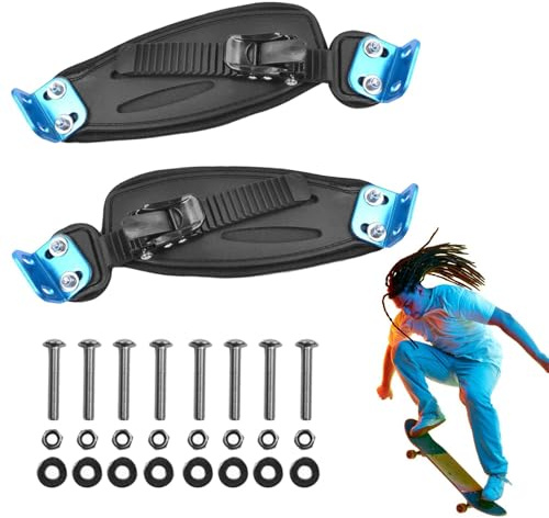 Skateboard-Fußschlaufe, Mountain-Skateboard-Fußhalter, Fußhaltegurt Verstellbares Nylonband, Skateboard-Stehgurt, Longboard-Fußhalter, Gürtelteile zum Halten von Mountain Rider Skateboard