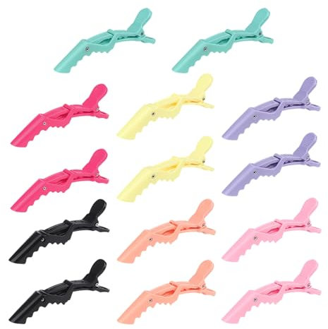 Confezione Da 14 Fermagli Per Capelli In Coccodrillo, Fermagli Per Capelli Semplici In Tinta Unita, Fermagli Per Capelli Da Donna, Fermagli Per Capelli, Accessori Per Capelli