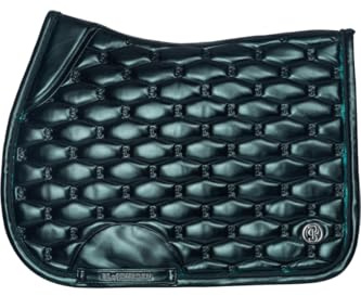 PS of Sweden 2024 Dazzling Metallic Jump Saddle Pad 1110-111 - 697-002 - Mystique Green
