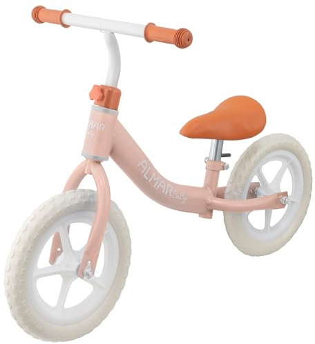 ALMAR Baby Laufrad ohne Pedale, Rosa, für Kinder von 2 bis 4 Jahren