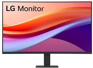 LG Monitor 27U421A – Curved FHD 1080p VA 27 inch, 100Hz, 5ms, Computer desktop display Flicker safe & Reader Mode, USB-C, HDMI, Matte Black