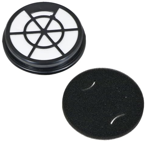 SPARES2GO Secondary Foam Filter Kit for Currys Essentials C700VC18 Cylinder Vacuum Cleaner