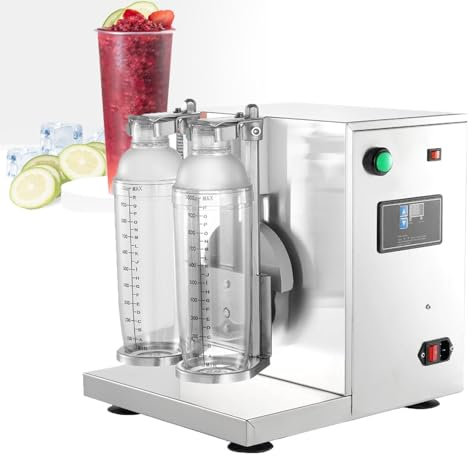 Machine à Thé Bubble Automatique Intelligente - Système pour Usage Domestique et Commercial avec Dispensateur de Poudre, Gobelets Résistants à la Chaleur,350ml