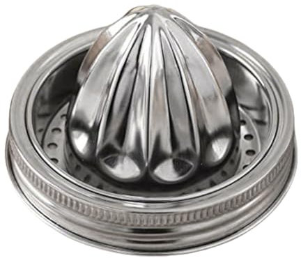 Fiorky Stainless Steel Citrus Reamer Manual Lemon Juicer Citrus Lemon Juice Squeezer for Jars