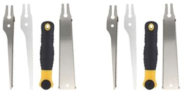 2 Set Manual Hand Saw Handheld Garden Tool for Gardening Outdoor Trimming Branches Without Saw Case
