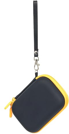 Klaisy PU Small Camera Organiser Bag Storage Case for Film Camera Case for Cable Cord Organzation
