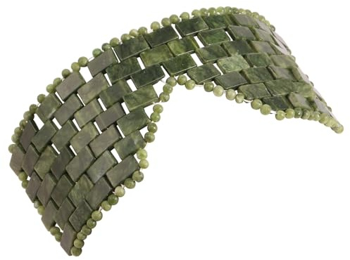 Masque pour les yeux de jade, gemme 100% naturel, masque pour le visage rafraîchissant, masque de maux de tête et migraine pour la thérapie à chaud-froid pour réduire les rides, l'enflure, la migraine