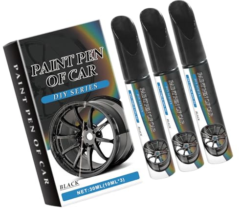 30ml Car Wheel Repair Paint Pen Black Rims Scratch for Car Remover Auto Repair Black Rims