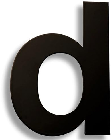 house numbers,house number sign 15/20/30cm Stainless Steel House Number Outdoor 6/8/12 Inch Black Apartment Door Metal Address Sign #0-9 With Screws(D,20cm)