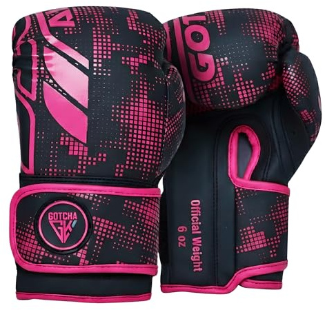 Boxing Gloves - Pro Training Sparring Gloves - Synthetic Leather Boxing Gloves Pair, Muay Thai, Kickboxing, Men Women Kids Workout Punchbag Boxing Glove, Multi-Layer Padding Gloves