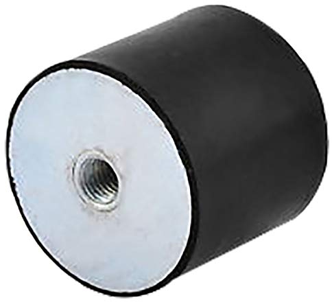 RS PRO Gummi Vibrationsdämpfer, Innengewinde-Puffer M5, Ø 20mm x 15mm, 50 Shore A, Packung a 4 Stück