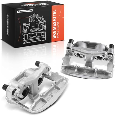 Frankberg 2x Bremssattel Bremszange Vorne mit Halter 4B0615107B | Lochabstand Halterung 146mm，Aluminiumguss; Kompatibel mit P.a.s.s.a.t Variant 3B5, A6 4B2 4B4, P.a.s.s.a.t Variant 3B6