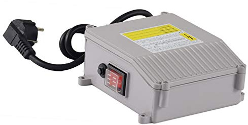 Agora-Tec® Motorschutz Schalter Box grau 12µF 3A für Tiefbrunnenpumpe
