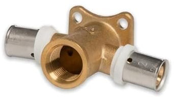 Pressfitting Aluverbund Selfio-Press Wandwinkel Serie 20 x 2 mm - 1/2 - 20 x 2 mm TH + U Kontur