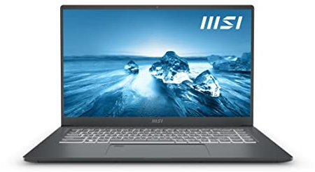 MSI Prestige 15 A12UD-036UK, 15 inches Notebook, Full HD close to 100% sRGB, Intel i5-1240P, Nvidia RTX3050Ti, 8GB LPDDR4, 512GB PCIe Gen 4x4 SSD, WiFi 6E, Windows 11 - Carbon Gray