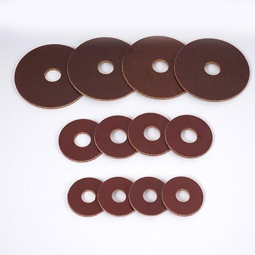 100 Uds junta de arandela de baquelita fenólica M2-2.8 espesor de arandela de alta temperatura 0,3/0,5mm-2x4,2mm, espesor 0,5mm