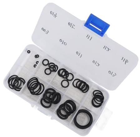 VGEBY 50 Stück Scuba Nitrox O Ring Kit Kunststoff 70 Duro Diving O Ring Kit Zum Tauchen Schnorcheln Surfen