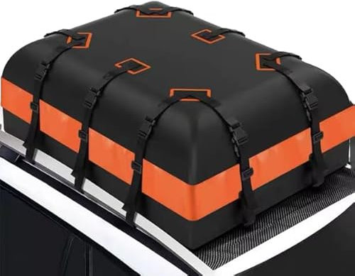 Auto Dachbox für VW Touran 2006-2015-pr, 500D 17 Kubikfuß/500 Liter Wasserdicht Dachtasche Auto Dachkoffer mit Antirutschmatte Faltbar Autodachtasche