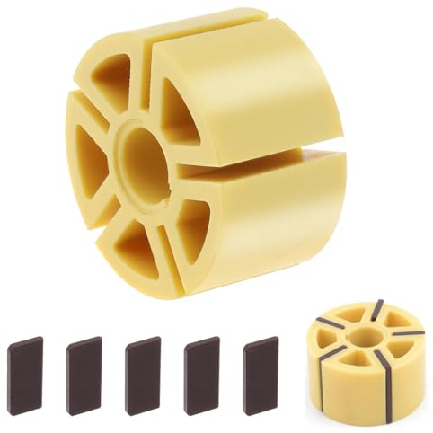 Generic 5 Inch Pneumatic Sanding Machine Rotor with Blade Sa Polisher Accessories Plastic Rotor Vane Pneunmatic Tool Accessories, CN