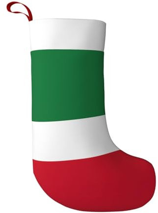 BREAUX Weihnachtsstrümpfe mit kuwaitischer Flagge, ultraweiche Samt-Weihnachtsstrümpfe, Kamindekoration, 45 cm