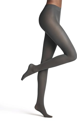 FALKE dam Matt Deluxe 30 DEN Strumpbyxor transparent matt rivstark tryckfri bred komfortmudd strumpbyxa lätt förstärkt tåspets och fin söm fint mjuk garn 1 del