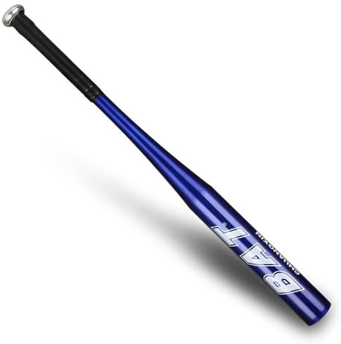 Bate de béisbol de aluminio de 34 pulgadas, superficie lisa, mango antideslizante de aluminio, ligero para práctica de entrenamiento al aire libre, adultos y jóvenes