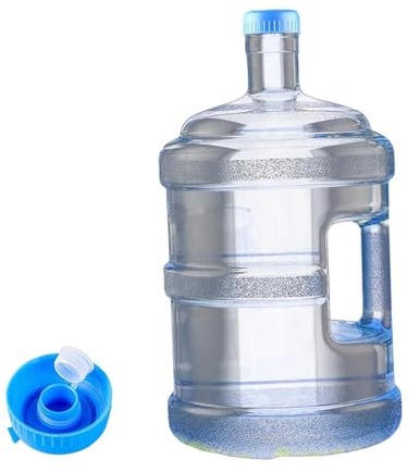 perfk Wasserspender Wasserflasche Wassertank rund mit Griffbehälter Flaschen Wasser Eimer für Autowäsche Küchen Haushalt, 11.3 L